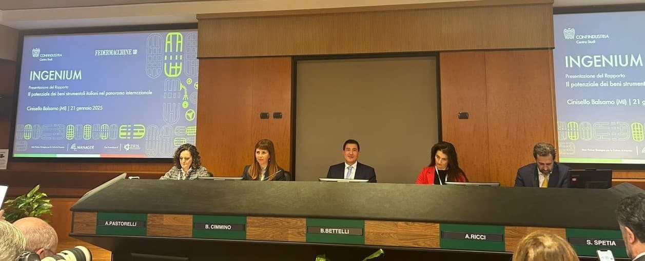 Macchinari, CSC: export vale 32,1 mld, potenziale aggiuntivo di 8 mld