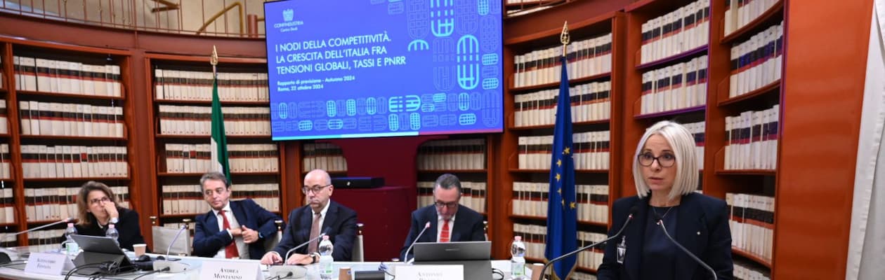 Rapporto CSC: PIL a +0,8% nel 2024 e +0,9% nel 2025