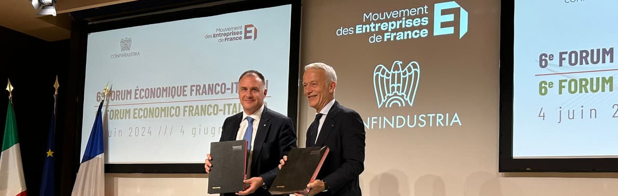 VI Forum Economico Confindustria-Medef: riportare industria Ue al centro dell’azione delle nuove Istituzioni europee, rafforzandone competitività